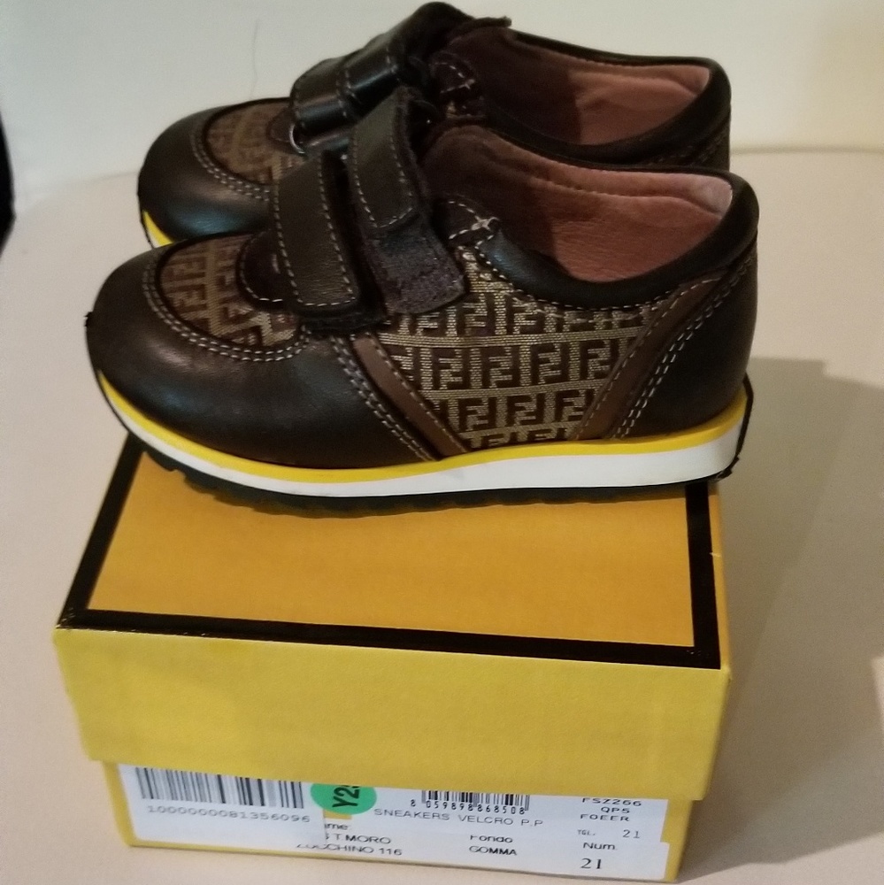 fendi toddler sneakers